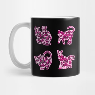 Crystal Group Cat (pink) Mug